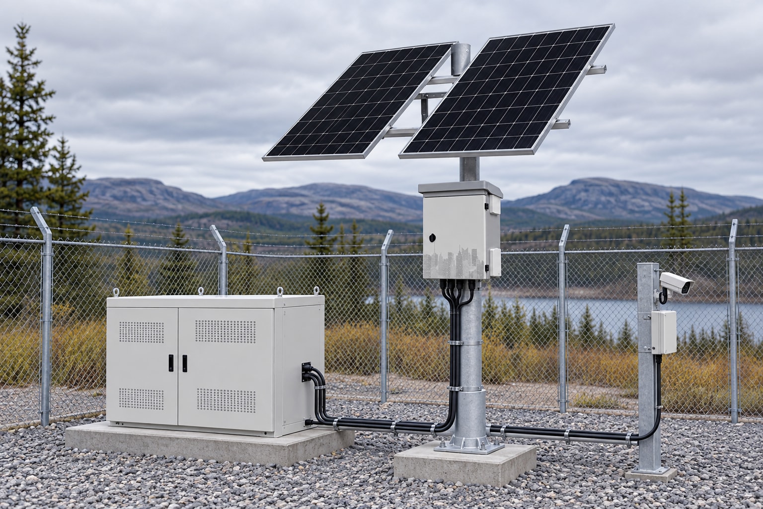 System solarny CS400150 z dwoma panelami 200 W, akumulatorem LiFePO4 1920 Wh i regulatorem MPPT