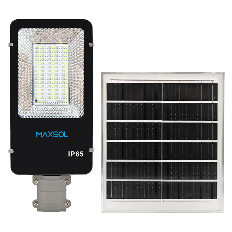 Profesjonalna lampa solarna 20W jako kompletny zestaw IP65