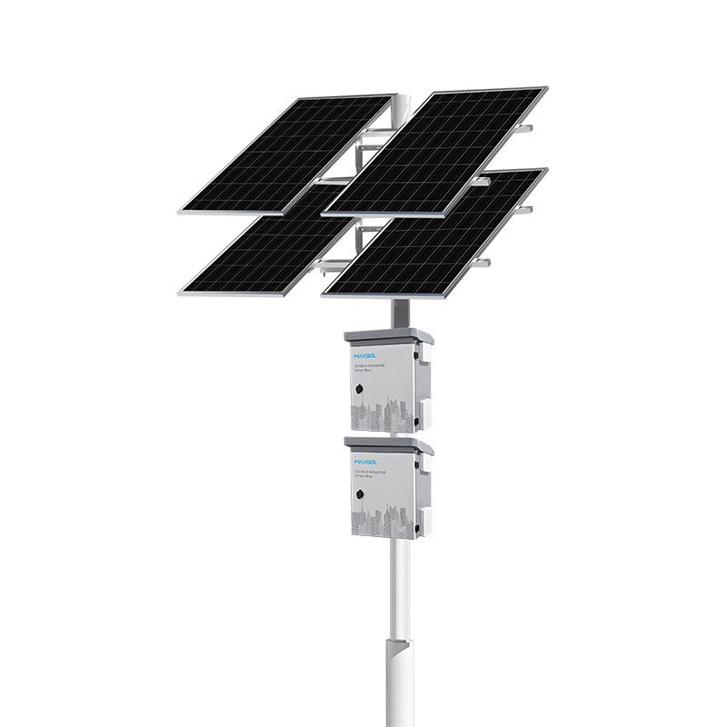 System zasilania solarnego 800 W do przemysłowego CCTV
