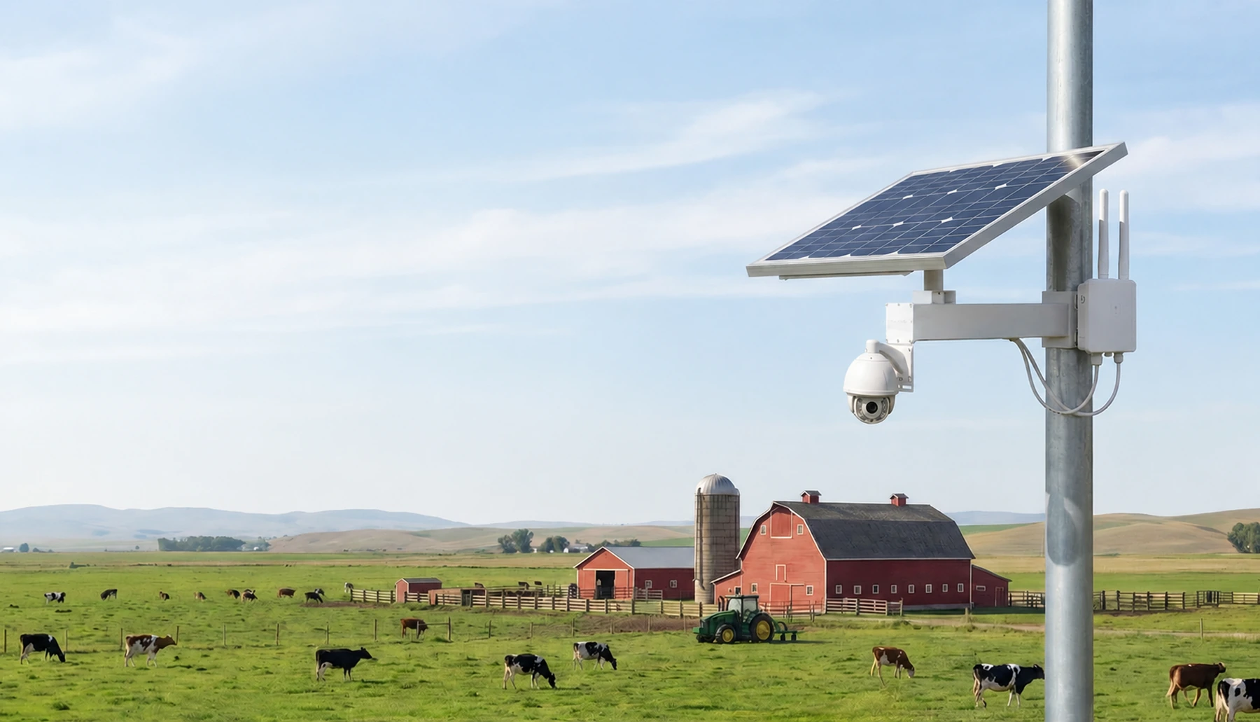 System zasilania solarnego CCTV