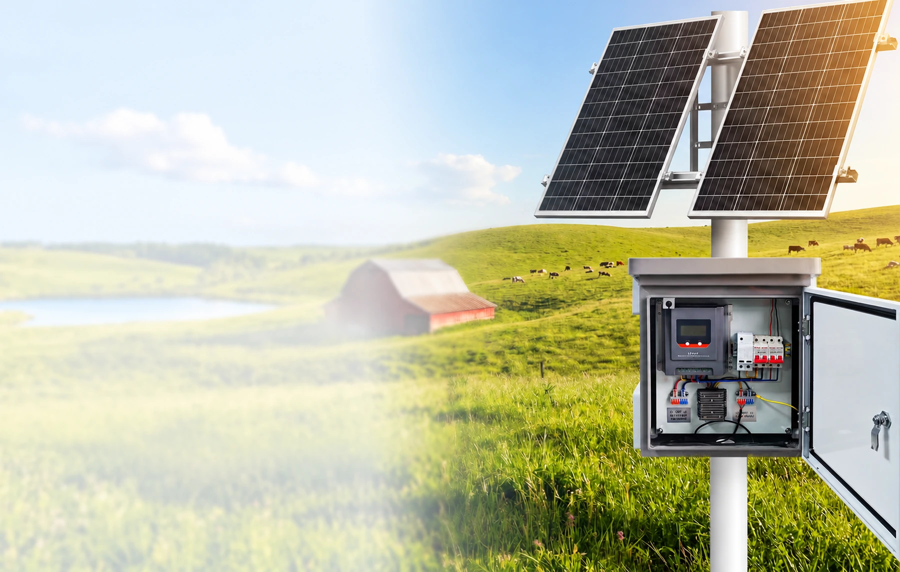 Zintegrowany system zasilania solarnego dużej mocy
