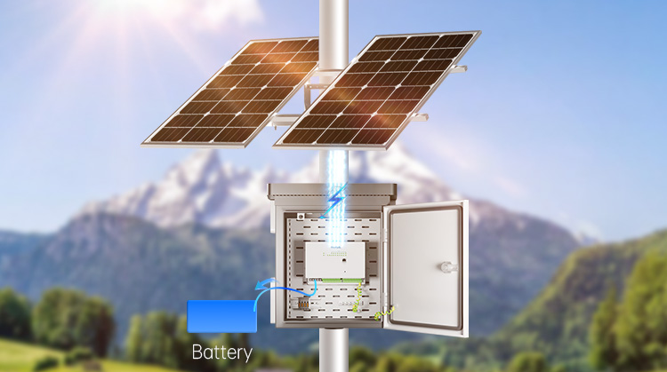 Wbudowany solarny regulator 20 A